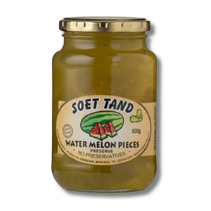 Soet Tand Watermelon Pieces Jam 500g Soet Tand Watermelon Pieces Jam 500g