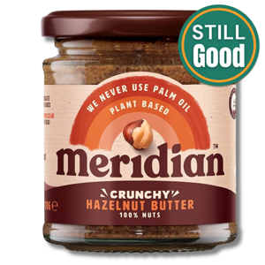 Meridian Hazelnut Butter Crunchy Vegan 170g [31/09/2023]