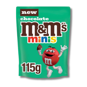 M&M's Minis Milk Chocolate Pouch Bag 115g