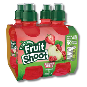 Robinsons Fruit Shoot Summer Fruits 4 x 200ml