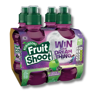 Robinsons Fruit Shoot Apple & Blackcurrant 4 x 200ml Robinsons Fruit Shoot Apple & Blackcurrant 4 x 200ml