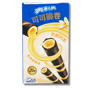 Oreo Cocoa Crispy Wafer Roll Vanilla Mousse 50g Oreo Cocoa Crispy Wafer Roll Vanilla Mousse 50g