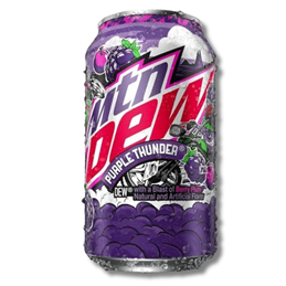 Mountain Dew  Purple Thunder Berry Plum USA 355ml