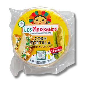 Los Mexikanos Corn Tortilla 13cm 24's 500g