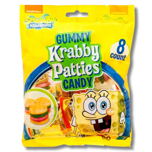 Nickelodeon Spongebob Gummy Krabby Patties Bag 72g