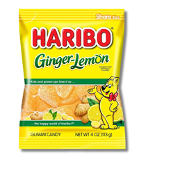 Haribo Ginger Lemon Gummi Candy 113g