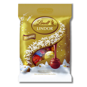 Lindt Lindor Mini Assorted Truffles Bag 80g