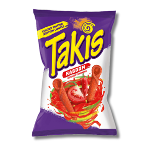 Takis Tortilla Rolls Kaboom Ketchup Sriracha 260g Takis Tortilla Rolls Kaboom Ketchup Sriracha 260g