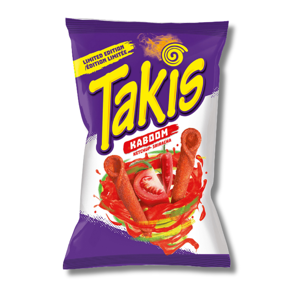 Takis Tortilla Rolls Kaboom Ketchup Sriracha 260g