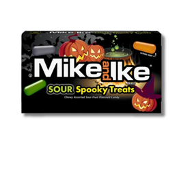 Mike And Ike Halloween Sour Spooky Treats Halloween Box 120g