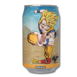 Kawaji Dragon Ball Z Goku Can Orange Soda 330ml