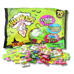 Warheads Extreme Sour Treat Pack 70 Pieces 374g