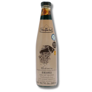 Megachef Ketjap Manis Sweet Dark Soy Sauce No Gluten 500ml Megachef Ketjap Manis Sweet Dark Soy Sauce No Gluten 500ml