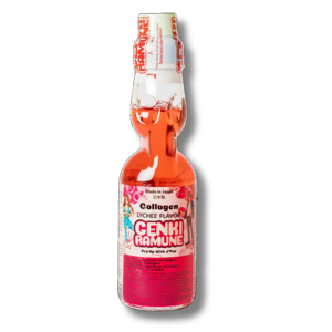 Genki Ramune Collagen Lychee Flavour 200ml Genki Ramune Collagen Lychee Flavour 200ml