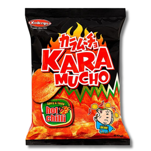 Koikeya Karamucho Hot Chilli Flavour Potato Chips 60g