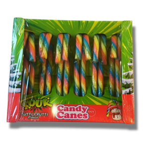 Jouy & Co Candy Cane Sour Tutti Fruit 12' 144g Jouy & Co Candy Cane Sour Tutti Fruit 12' 144g