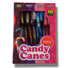 Jouy & Co Candy Cane Assorted Four 10' 100g