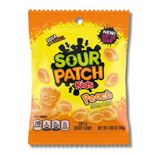 Sour Patch Peach Kids Sour 160g Sour Patch Peach Kids Sour 160g