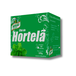 Barão Chá de Hortelã 10x10g Barão Chá de Hortelã 10x10g