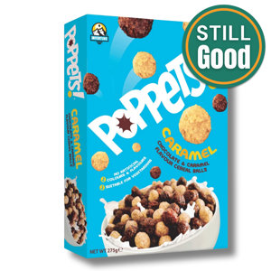 Inventure Poppets Chocolate & Caramel Cereal Balls 275g [06/08/2024]