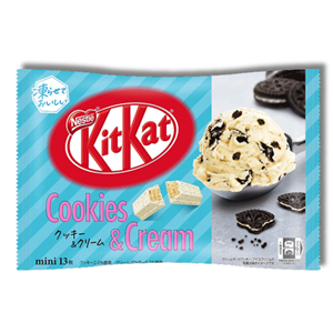 Nestlé Kitkat Japan Frozen Cookies And Cream Flavour 10' 116g