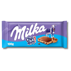 Milka Chips Ahoy Chocolate Bar 100g 