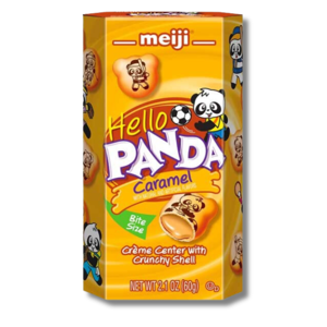 Meiji Hello Panda Caramel Biscuits 50g