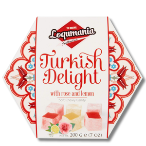 Loqumania Rose & Lemon Turkish Delight 250g Loqumania Rose & Lemon Turkish Delight 250g