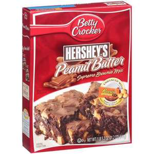 Betty Crocker Hershey's Peanut Butter Brownie Mix 488g Betty Crocker Hershey's Peanut Butter Brownie Mix 488g