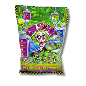 Dr Sour Chew Bites Peg Bag 180g Dr Sour Chew Bites Peg Bag 180g