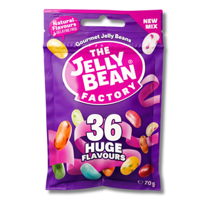 The Jelly Bean Factory 36 Huge Flavours 70g The Jelly Bean Factory 36 Huge Flavours 70g