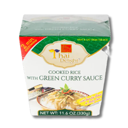 Thai Delight Cooked Rice with Green Curry Sauce 330g