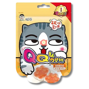 Want Want Cat Claw Orange Yogurt Gummies 45g