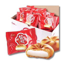 Chungwoo Original Glutinous Rice Cake Cookie Unit 21.5g