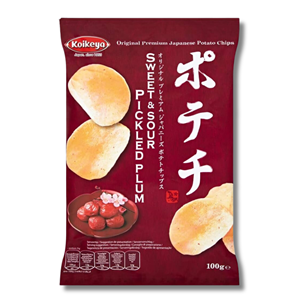 Koikeya Potato Chips Pickled Plum 100g