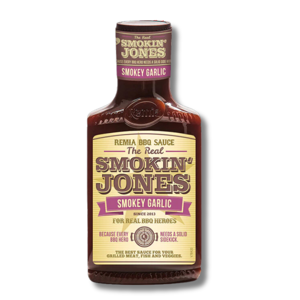 Remia BBQ Sauce Smokey Garlic Smokin Jones 450ml Remia BBQ Sauce Smokey Garlic Smokin Jones 450ml