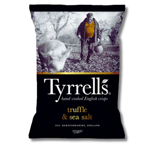 Tyrells Crisps Truffle & Sea Salt 135g Tyrells Crisps Truffle & Sea Salt 135g