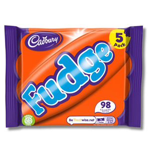 Cadbury Fudge Chocolate Bar Multipack 5' 110g