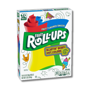 Betty Crocker Fruit Roll-ups Blastin' Berry 10x141g Betty Crocker Fruit Roll-ups Blastin' Berry 10x141g