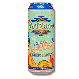 Arizona Sparkling Energy Drink Green Tea Georgia Peach 650ml 