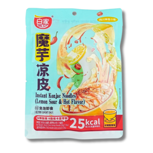 Baijia A-Kuan Instant Konjac Noodles Lemon Sour & Hot 265g