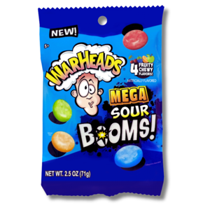 Warheads Mega Sour Booms 71g