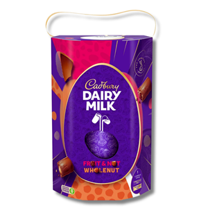 Cadbury Dairy Milk Fruit & Nut Wholenut Chocolate Large Egg 249g