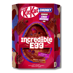 Nestlé Kit Kat Chunky Crunchy Chocolate Brownie Incredible Egg 384g