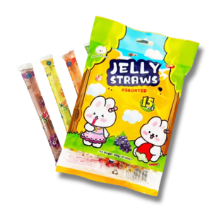 Sweet Mellow Jelly Straws Assorted 15' 300g