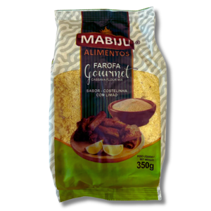 Mabiju Farofa Pronta Sabor Costelinha com Limão 350g