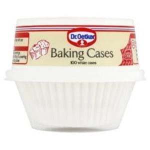 Dr Oetker White Baking Cases 100s