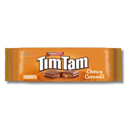 Arnott's Tim Tam Chewy Caramel Biscuits 175g