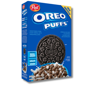Post Oreo Puffs Cereal 283g 