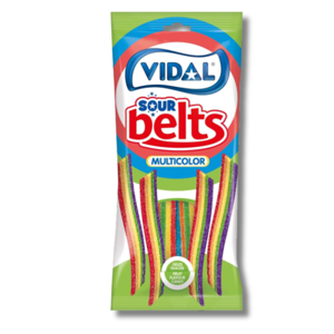 Vidal Sour Belts Multicolor 90g